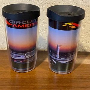 Two 16 ounce Tervis tumblers Circuit of Americas